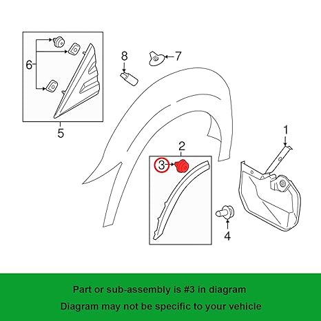 Ford Transit Custom Trim & Moulding Clip with Seal - 5255437