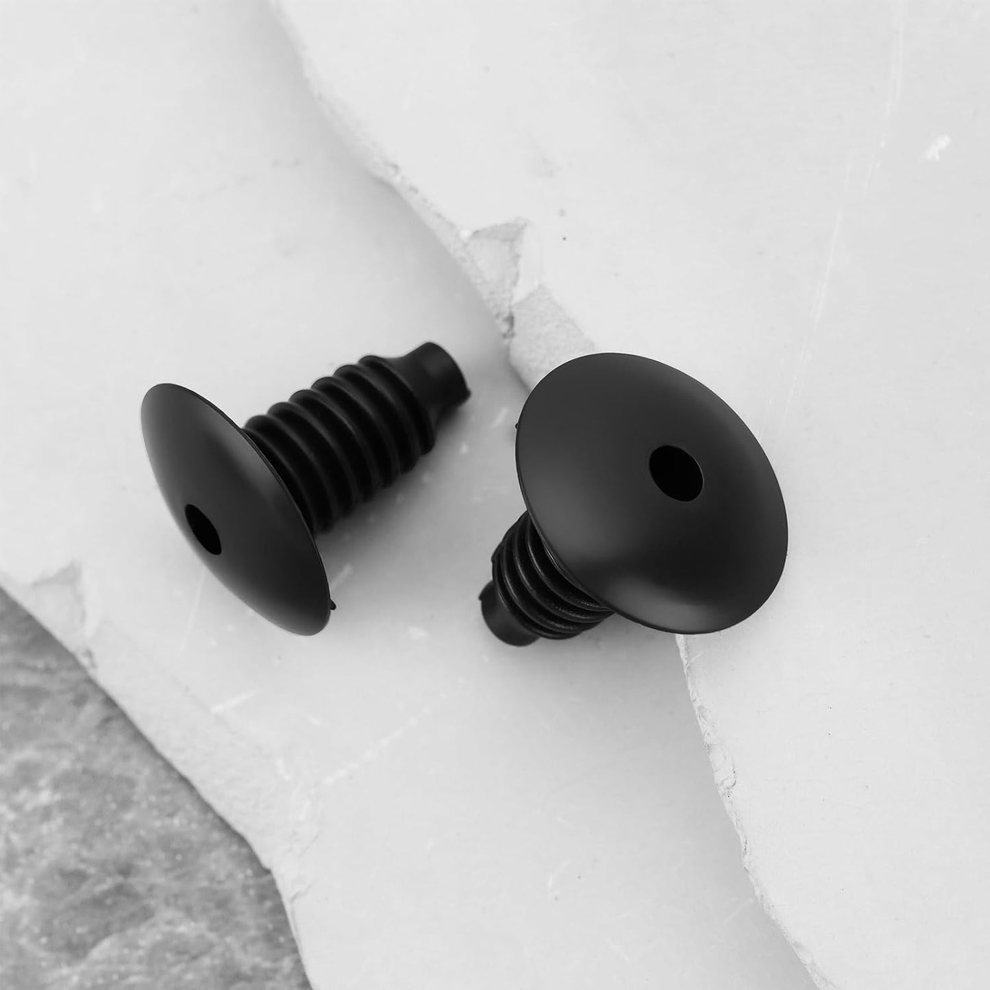Universal 8mm Fat Fir Tree Push Fit Trim Clip - Black Panel Fastener