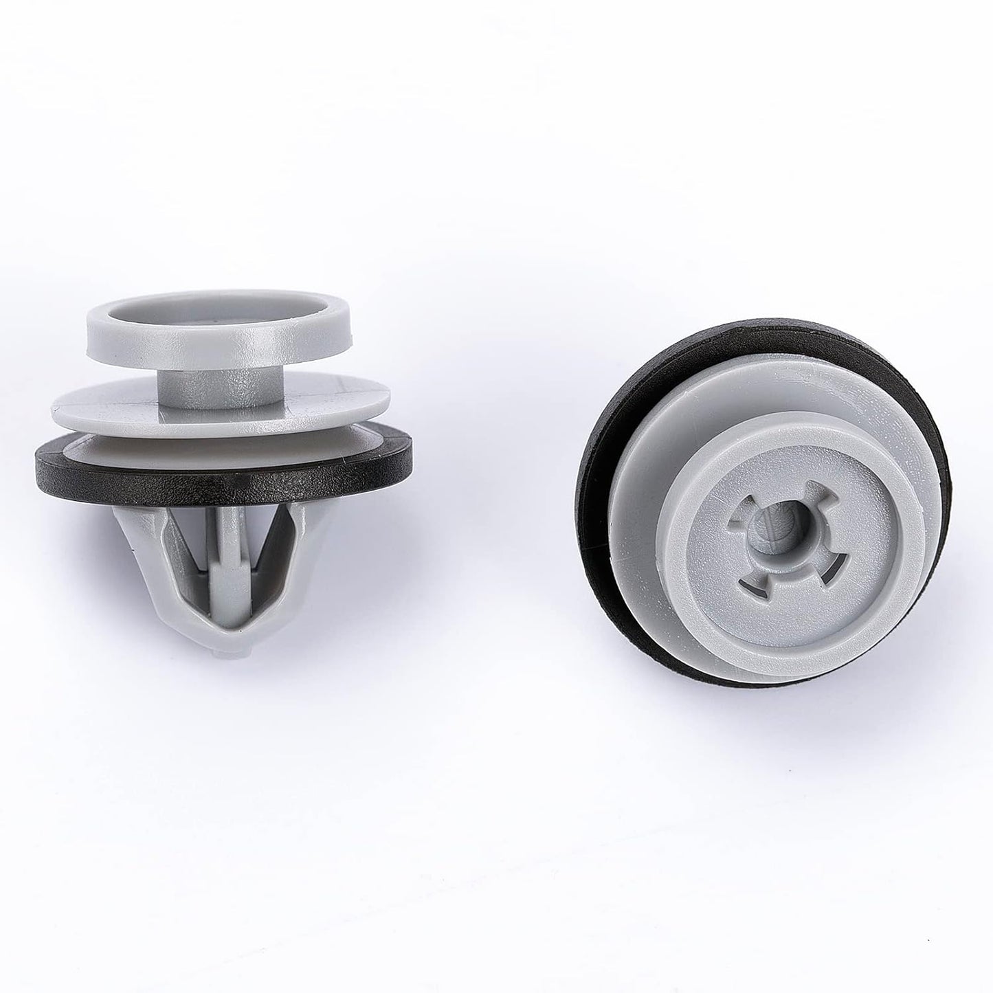 Land Rover Exterior Arch & Door Moulding Clip - Grey Trim Retainer with Rubber Seal LR112137