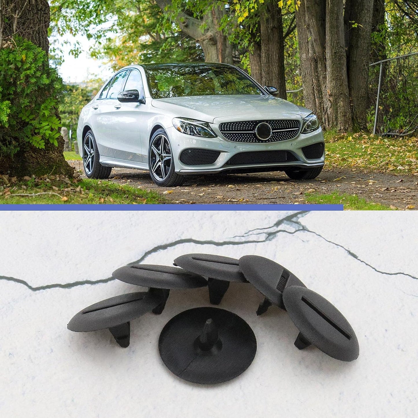 Mercedes Side Skirt & Sill Moulding Trim Clip - A0009917498