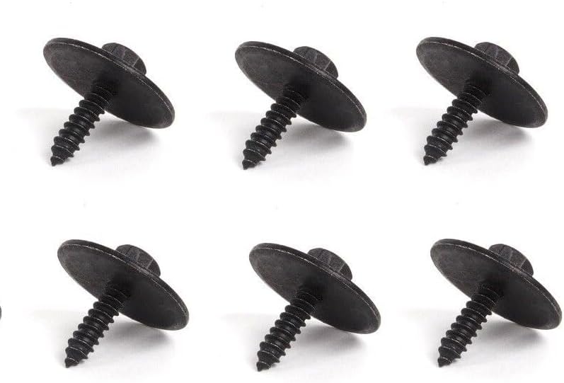 Universal Trim Clip & Coated Screw Sets - Undertray Splash Guard Panel Fastening Kit