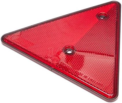 Red Triangle Reflector Set - ECE Trailer Caravan & Recovery Vehicle Safety Reflectors