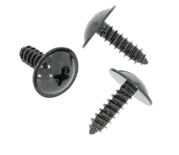 Automotive Vehicle Universal M5 Black Flange Head Self Tapping Trim Screw - Car Van Truck