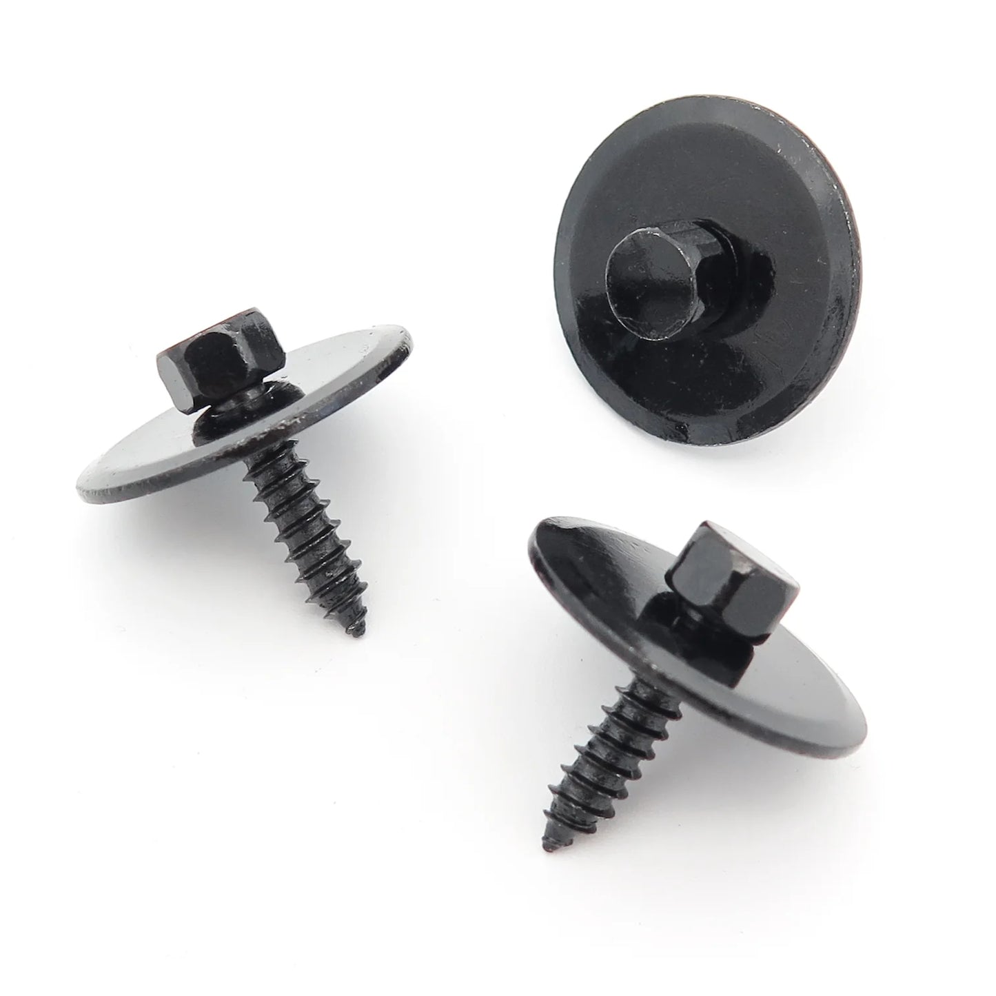 Universal Trim Clip & Coated Screw Sets - Undertray Splash Guard Panel Fastening Kit