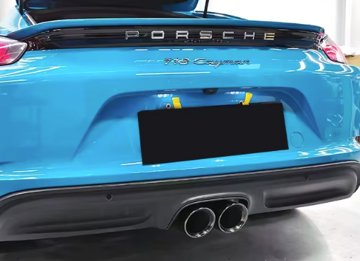 Porsche Boxster Cayman 987 981 718 Twin 102mm Exhaust Tips – PSR9Line
