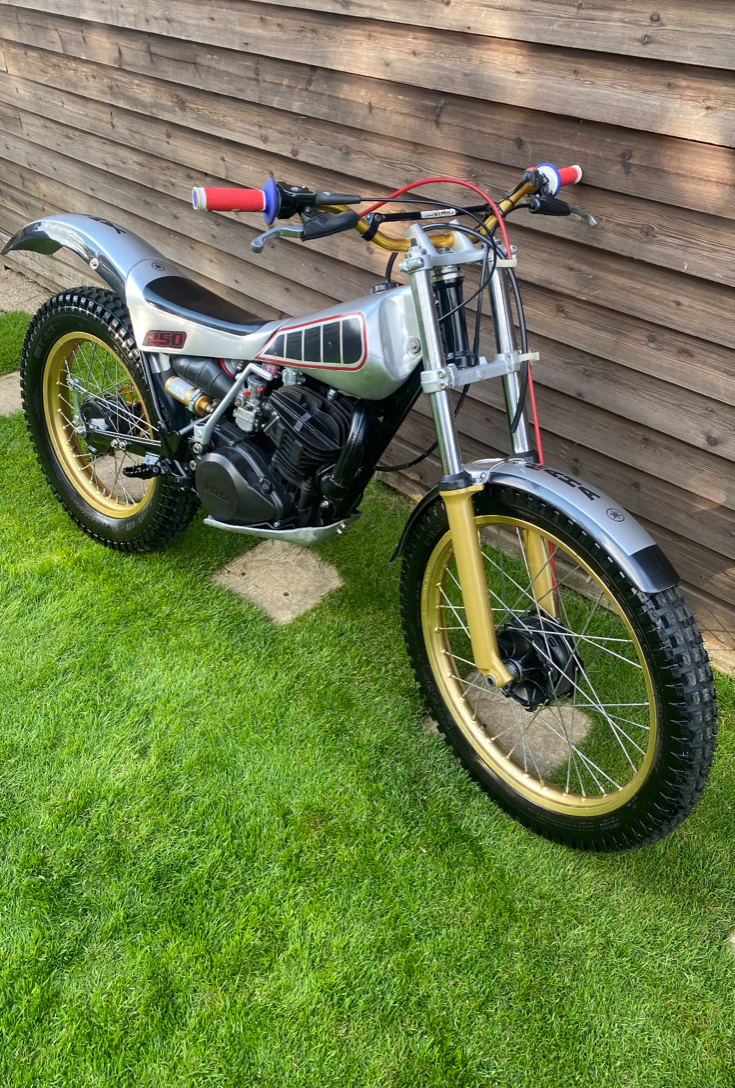 Yamaha TY250 Monoshock — Restored Trials Bike