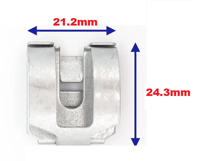 Mercedes Bumper Chrome Trim Retainer Clip A1249889078