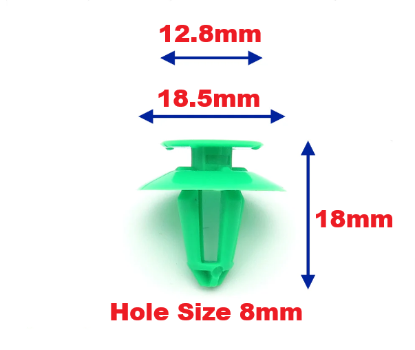 Mercedes Green Interior Trim Panel Fastener Clip - A0119887678