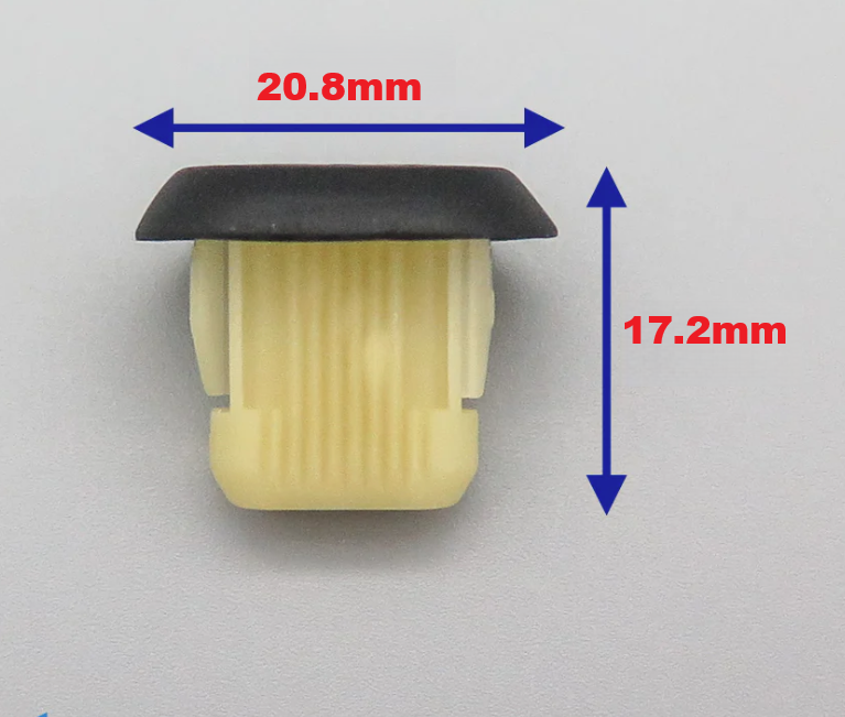 Bodywork Trim Grommet Insert - Panel Fastening Insulated Clip