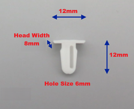BMW Door Sill Trim Cover Clip - Scuff Plate Fastener 51471840960