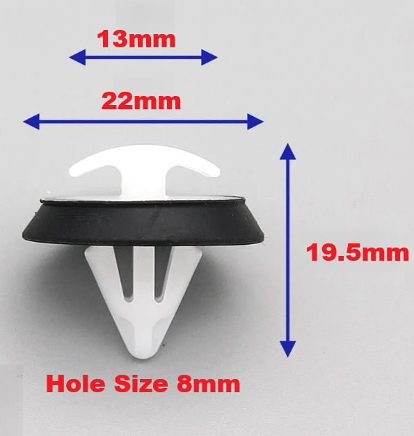 VW Exterior Body Side Trim Moulding Clip WHT008801 WHT008733