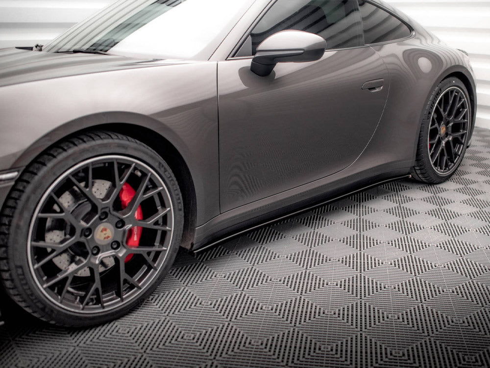 Maxton Design Side Skirts Diffusers — Porsche 911 Carrera 4S 992 (2019+)