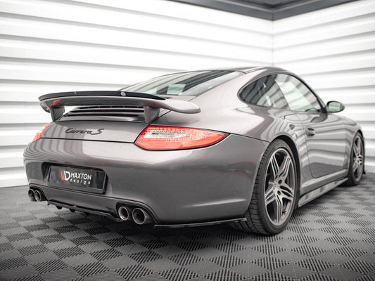 Maxton Design Central Rear Splitter (Vertical Bars) — Porsche 911 Carrera / Carrera GTS 997 Facelift