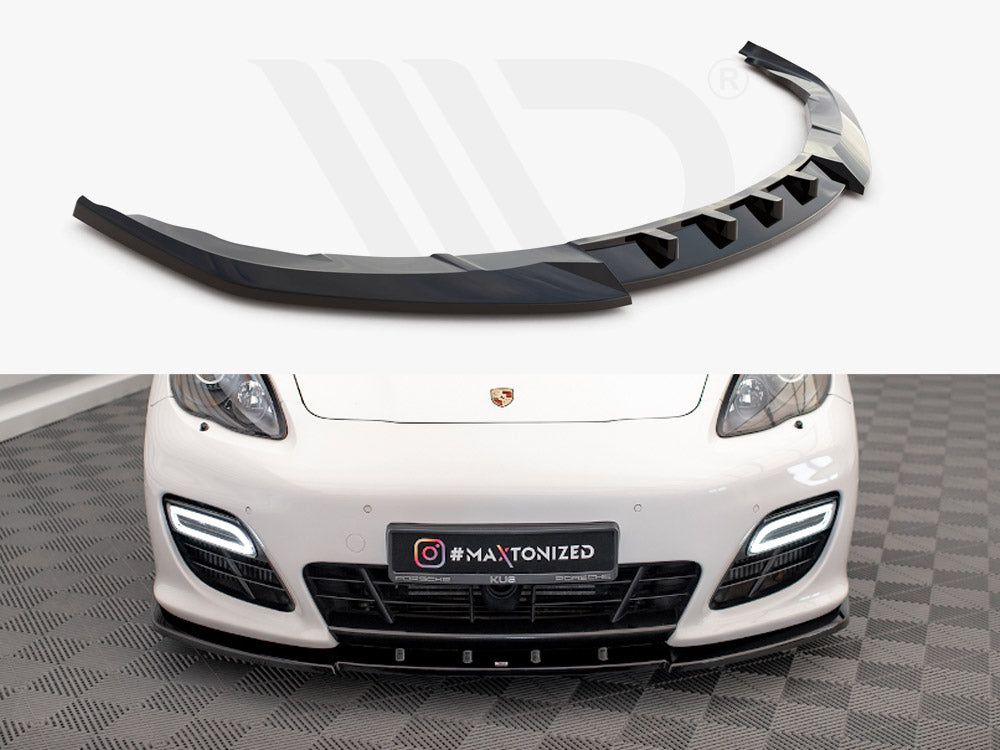 Maxton Design Front Splitter V.1 — Porsche Panamera Turbo Sport Design Package 970