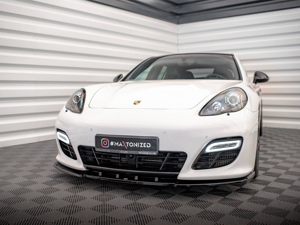 Maxton Design Front Splitter V.1 — Porsche Panamera Turbo Sport Design Package 970