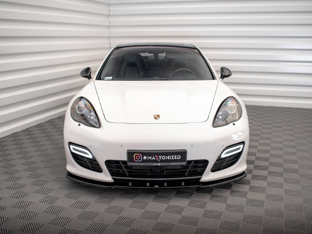 Maxton Design Front Splitter V.1 — Porsche Panamera Turbo Sport Design Package 970