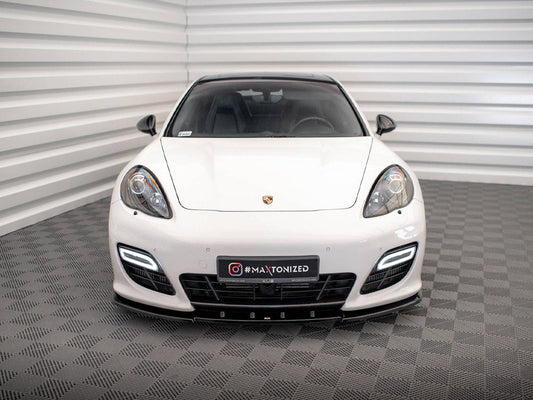 Maxton Design Front Splitter V.1 — Porsche Panamera Turbo Sport Design Package 970