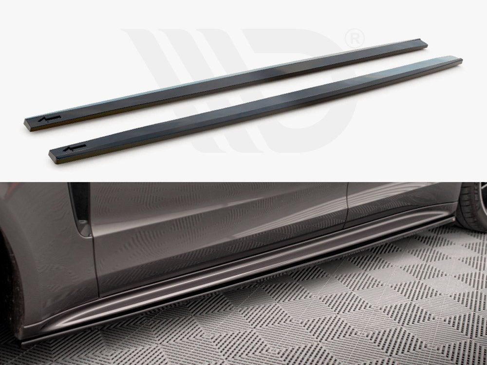 Maxton Design Side Skirts Diffusers V.1 — Porsche Panamera Turbo S E-Hybrid / E-Hybrid / 4S 971