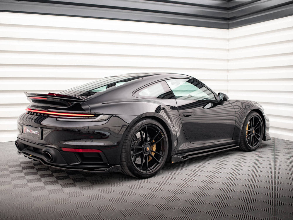 Maxton Design Side Skirts Diffusers — Porsche 911 Turbo S 992
