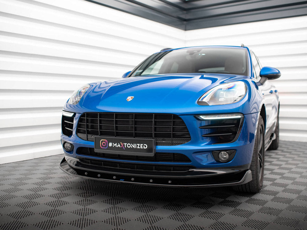 Maxton Design Front Splitter V.1 — Porsche Macan Mk1