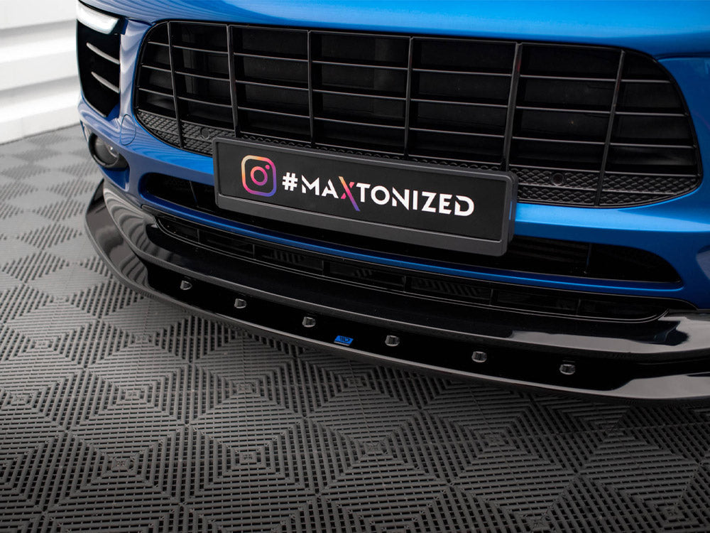 Maxton Design Front Splitter V.1 — Porsche Macan Mk1