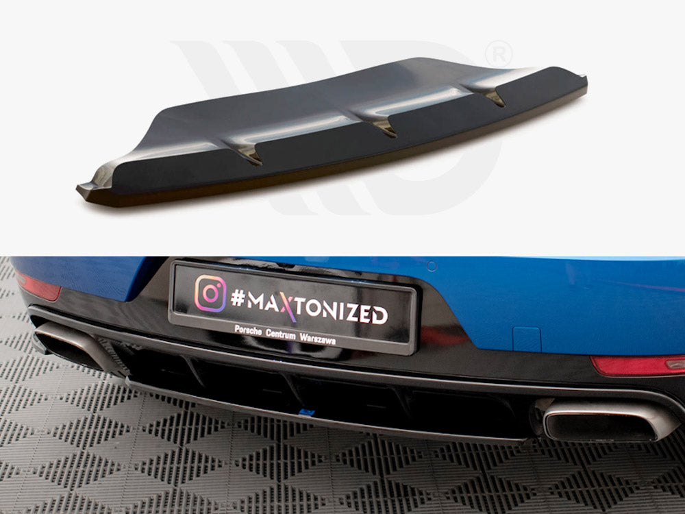 Maxton Design Central Rear Splitter — Porsche Macan Mk1
