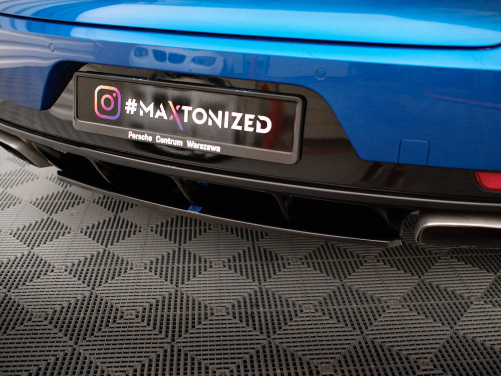 Maxton Design Central Rear Splitter — Porsche Macan Mk1