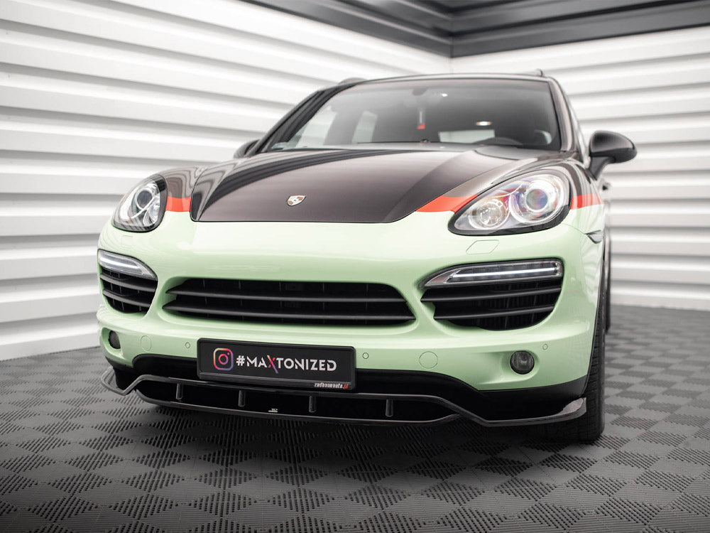 Maxton Design Front Splitter — Porsche Cayenne Mk2