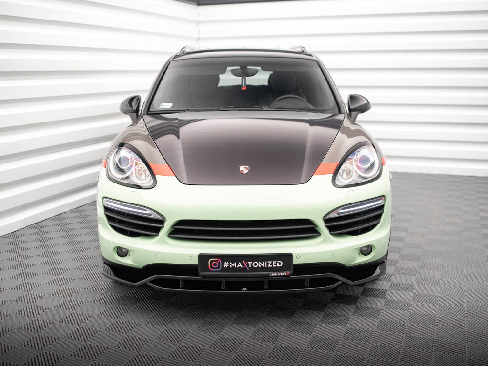 Maxton Design Front Splitter — Porsche Cayenne Mk2