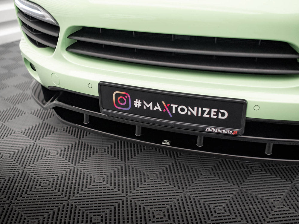 Maxton Design Front Splitter — Porsche Cayenne Mk2