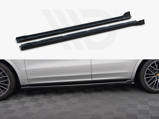 Maxton Design Side Skirts Diffusers — Porsche Cayenne Coupe / SUV Mk3