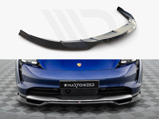 Maxton Design Front Splitter — Taycan Cross Turismo 4S
