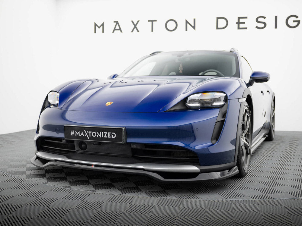 Maxton Design Front Splitter — Taycan Cross Turismo 4S