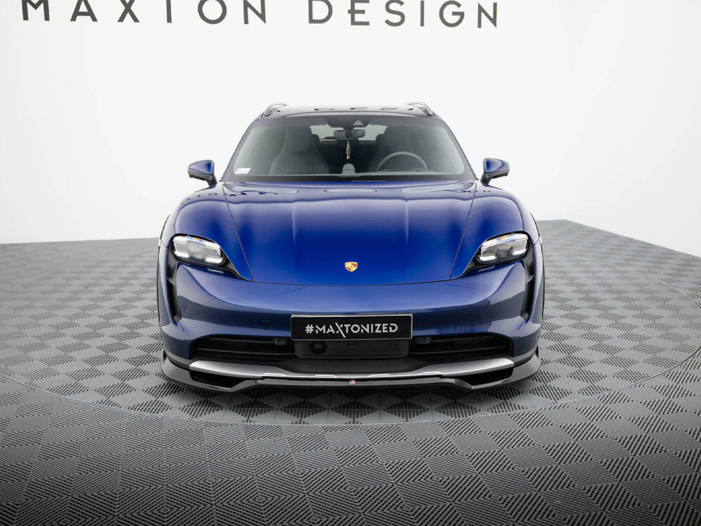 Maxton Design Front Splitter — Taycan Cross Turismo 4S