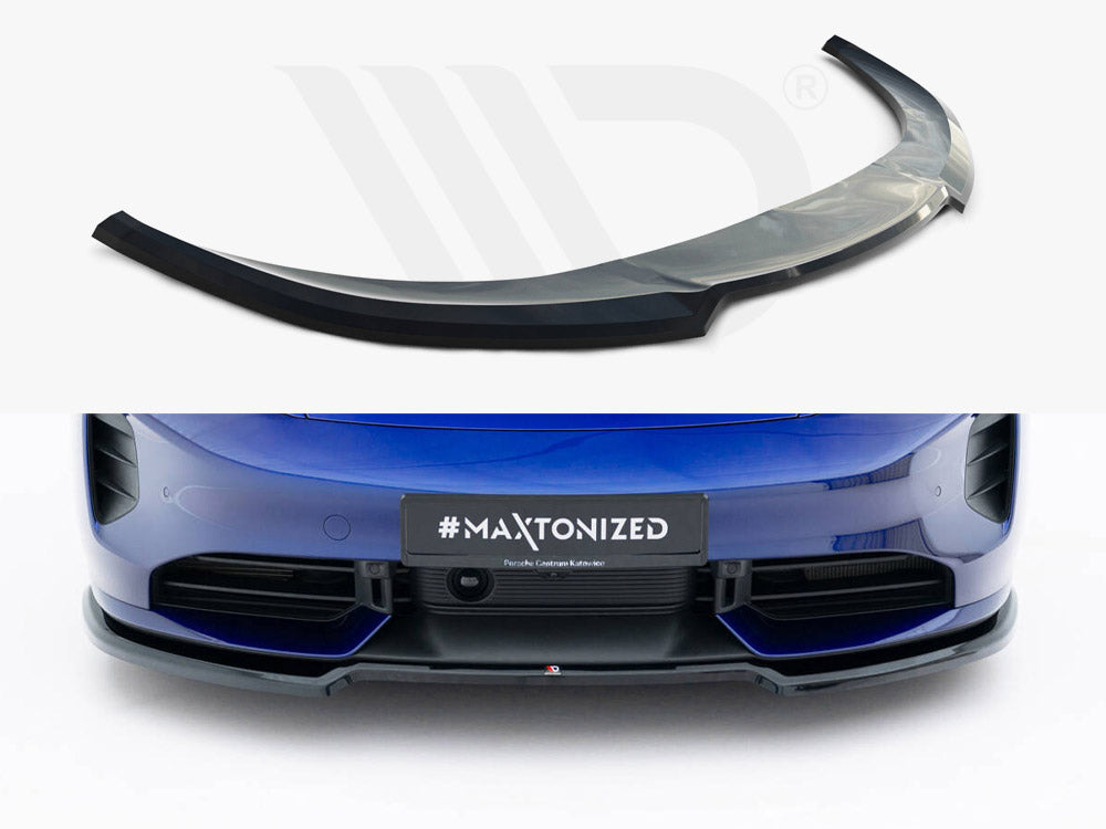 Maxton Design Front Splitter — Taycan Turbo S Mk1
