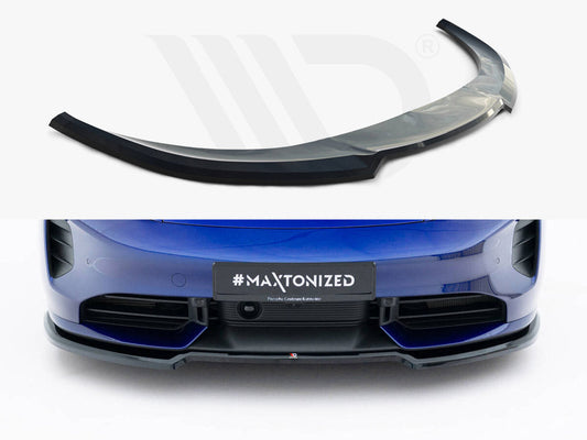 Maxton Design Front Splitter — Taycan Turbo S Mk1