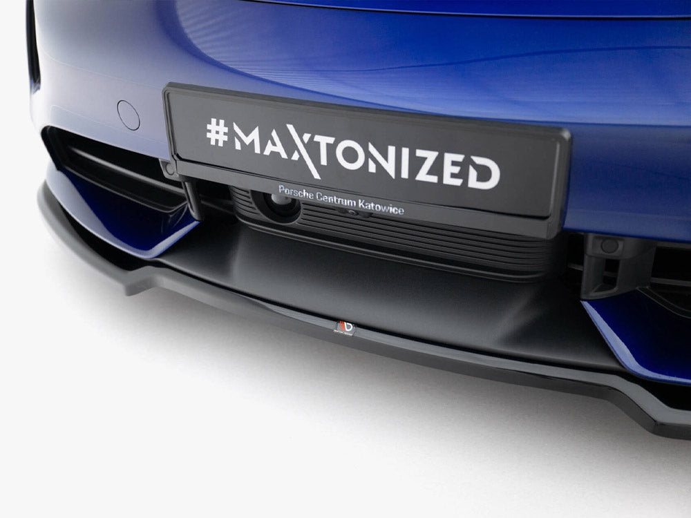Maxton Design Front Splitter — Taycan Turbo S Mk1