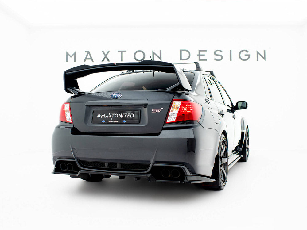 Rear Splitter (Vertical Bars) – Subaru Impreza WRX STI Mk3 Facelift (2011-2014) | Maxton Design