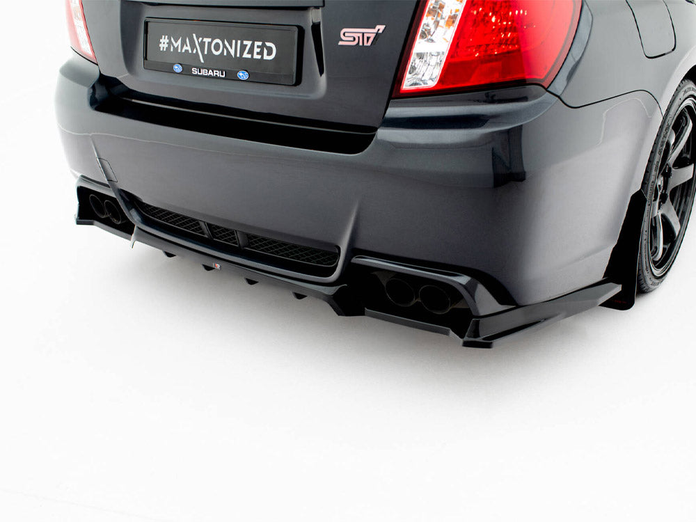 Rear Splitter (Vertical Bars) – Subaru Impreza WRX STI Mk3 Facelift (2011-2014) | Maxton Design