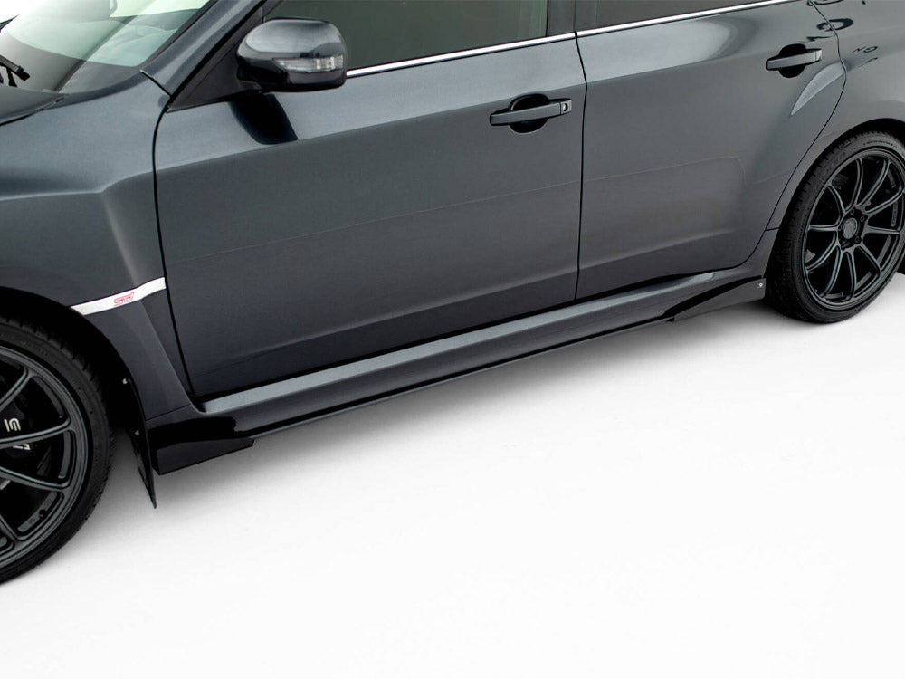 Side Skirt Flaps – Subaru Impreza WRX STI Mk3 Facelift (2011-2014) | Maxton Design
