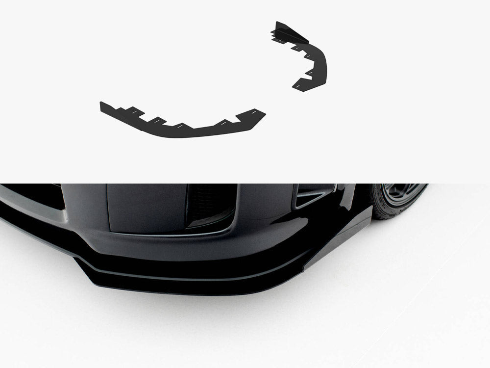 Front Splitter Flaps – Subaru Impreza WRX STI Mk3 Facelift (2011-2014) | Maxton Design