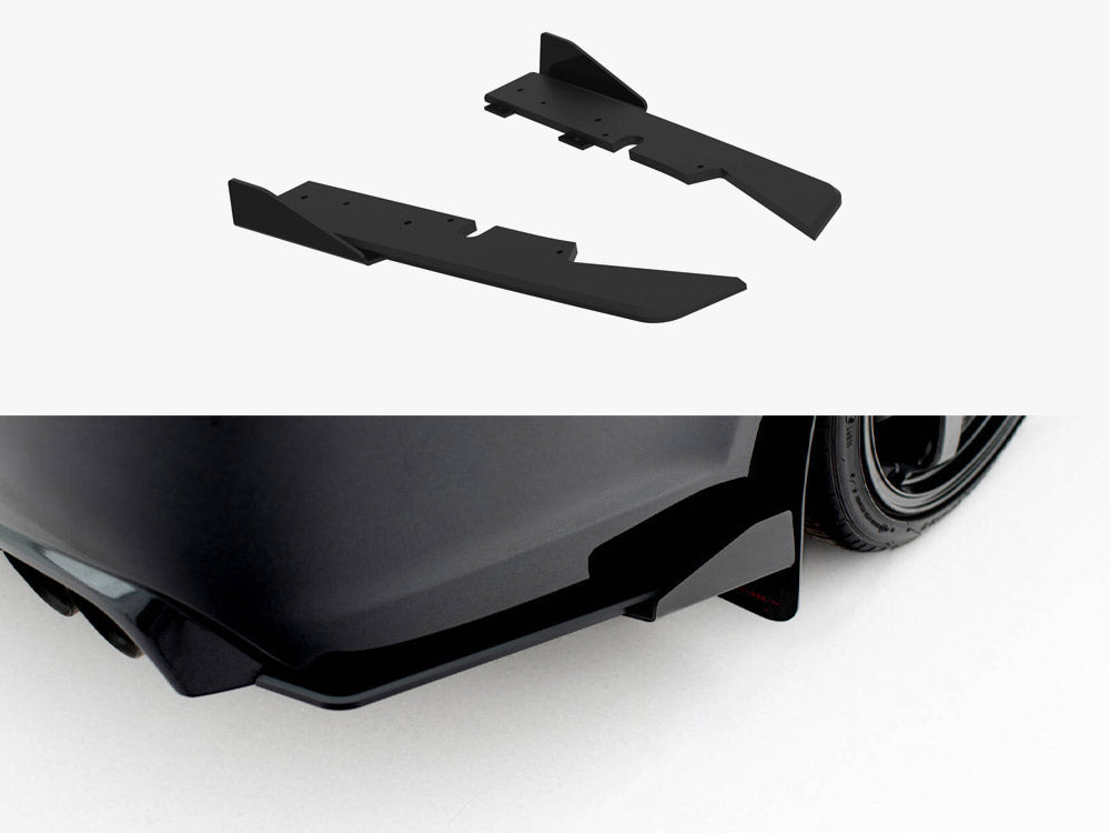 Street PRO Rear Side Splitters + Flaps – Subaru Impreza WRX STI Mk3 Facelift (2011-2014) | Maxton Design