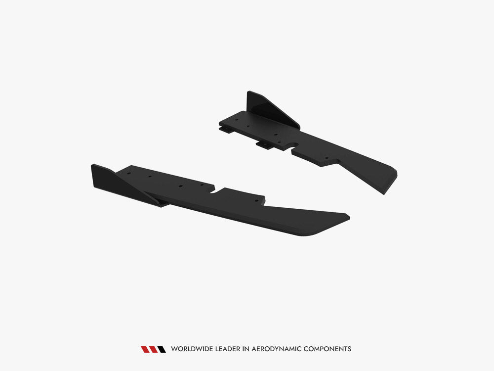 Street PRO Rear Side Splitters + Flaps – Subaru Impreza WRX STI Mk3 Facelift (2011-2014) | Maxton Design