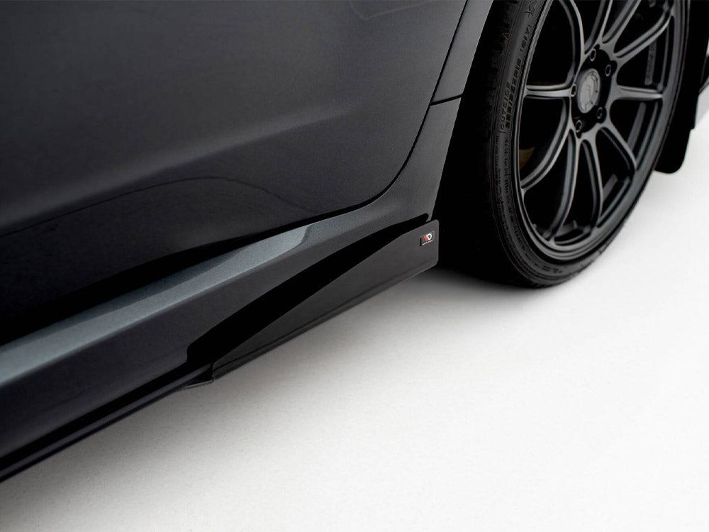 Street PRO Side Skirt Diffusers + Flaps – Subaru Impreza WRX STI Mk3 Facelift (2011-2014) | Maxton Design