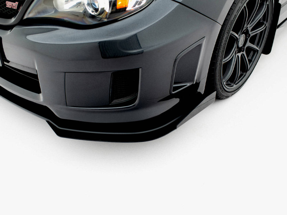 Street PRO Front Splitter + Flaps – Subaru Impreza WRX STI Mk3 Facelift (2011-2014) | Maxton Design