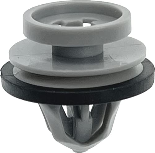 Land Rover Exterior Arch & Door Moulding Clip - Grey Trim Retainer with Rubber Seal LR112137