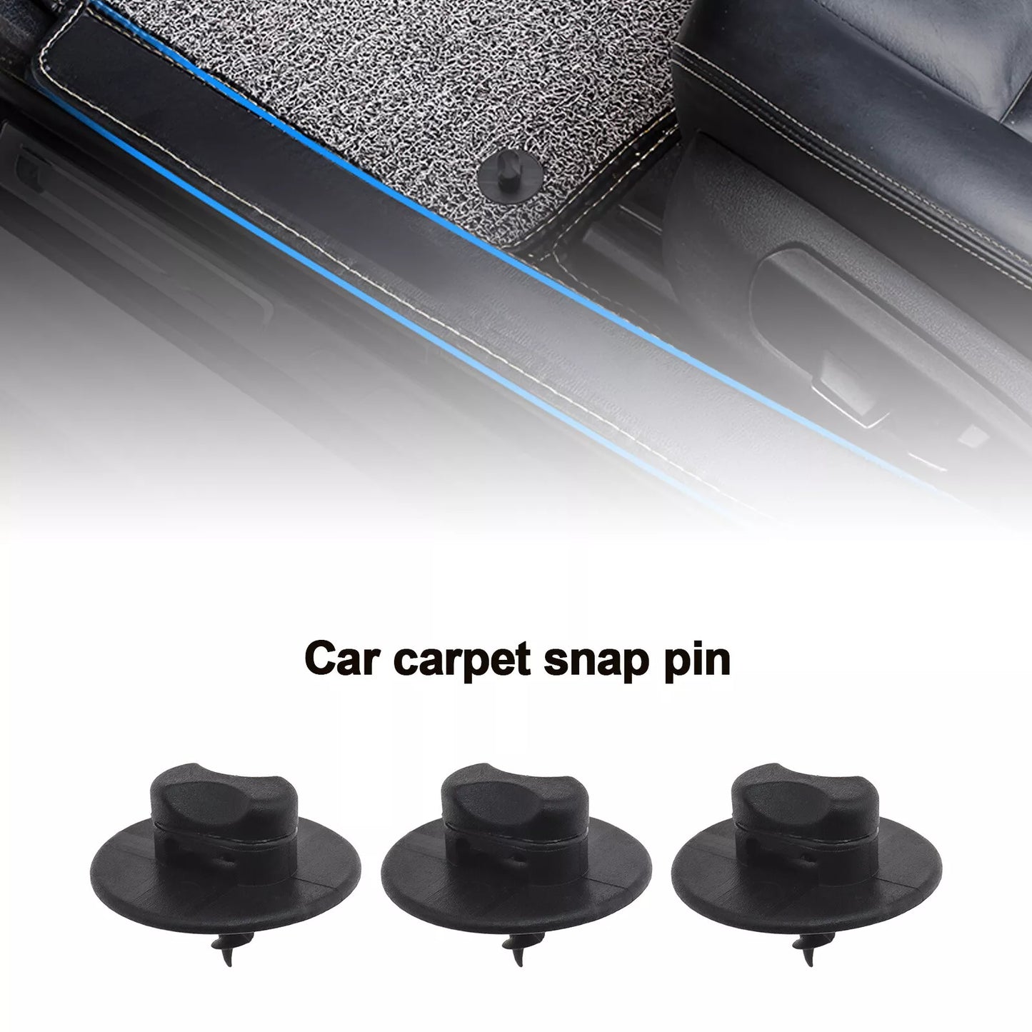Floor Mat Carpet Twist Lock Fastener VW Audi Skoda SEAT - 3D0864851