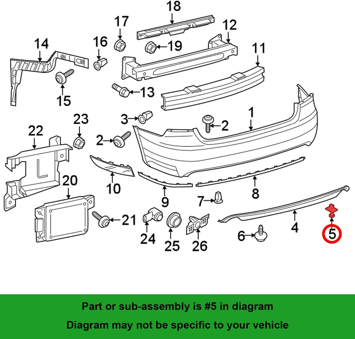 VAG Bumper & Bodywork Spreader Rivet Clip WHT005263