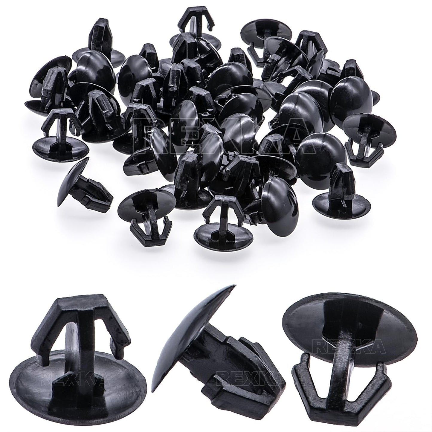 Honda Weather Seal Trim Clip - Bonnet Rubber Weatherstrip Fastener 91518-SM4-003