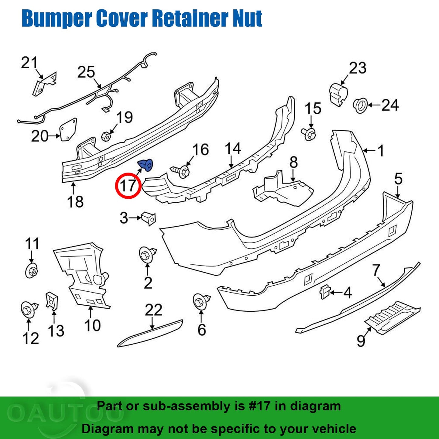 BMW & MINI Insulated Trim Panel Grommet - Square Hole Clip 51127046911
